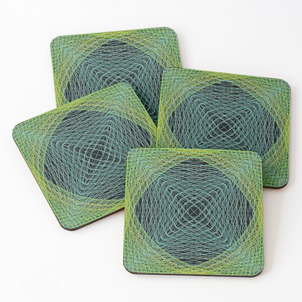 Item preview, Rectangular Pattern #5 Morph C [13296-CyansGreens-BB] designed and sold by LottMultimedia.