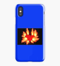 Flaming Heart iPhone Case