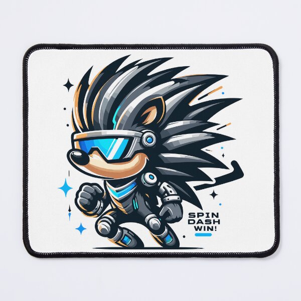 Item preview, Speedy Tech Critter - Futuristic Gaming Mascot Design designed and sold by ArtbotsGallery.