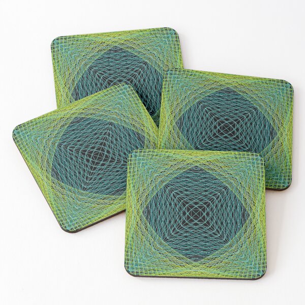 Item preview, Rectangular Pattern #5 Morph C [13396-CyansGreens-BB] designed and sold by LottMultimedia.