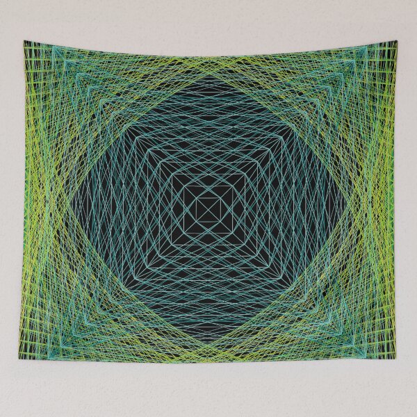 Item preview, Rectangular Pattern #5 Morph C [13396-CyansGreens-BB] designed and sold by LottMultimedia.