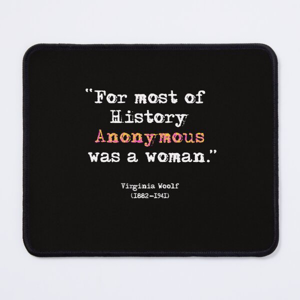 Item preview, Virginia Woolf "Anonymous" designed and sold by FeministaRevolt.