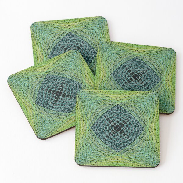 Item preview, Rectangular Pattern #5 Morph C [13496-CyansGreens-BB] designed and sold by LottMultimedia.