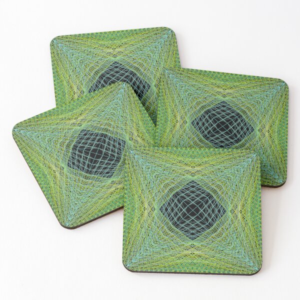 Item preview, Rectangular Pattern #5 Morph C [13596-CyansGreens-BB] designed and sold by LottMultimedia.
