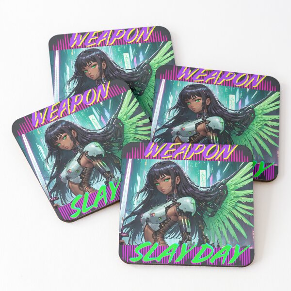 Item preview, Neutrino Jem - The Ultimate Cyborg Superheroine Unleashing Artistic Power!   designed and sold by NeutrinoJem.