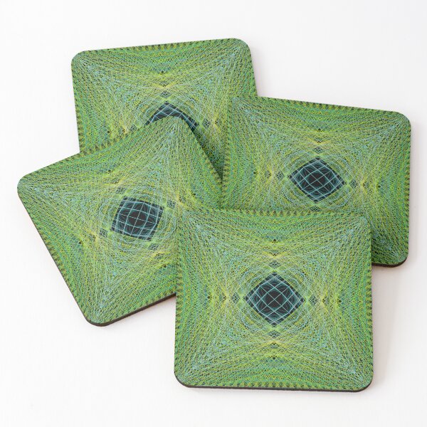 Item preview, Rectangular Pattern #5 Morph C [13696-CyansGreens-BB] designed and sold by LottMultimedia.
