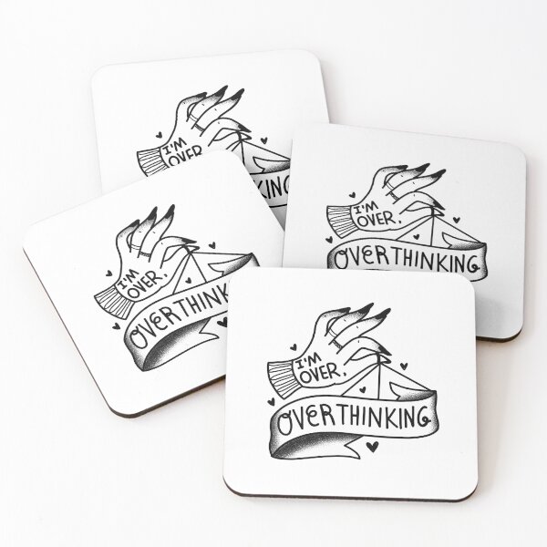 Item preview, Flash Tattoo I'm OVER Over thinking designed and sold by jazzydevil.