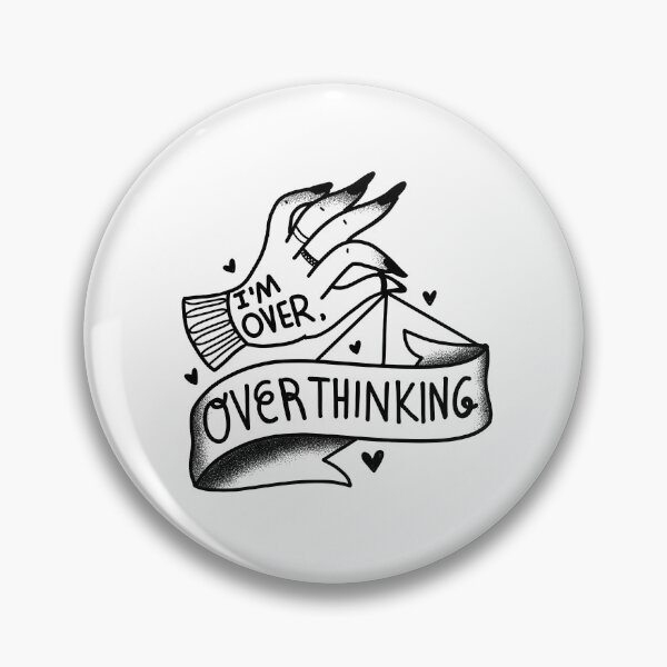Item preview, Flash Tattoo I'm OVER Over thinking designed and sold by jazzydevil.