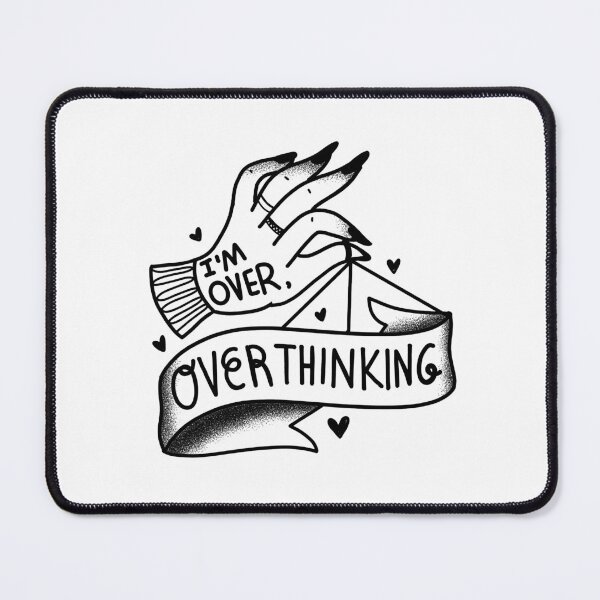 Item preview, Flash Tattoo I'm OVER Over thinking designed and sold by jazzydevil.