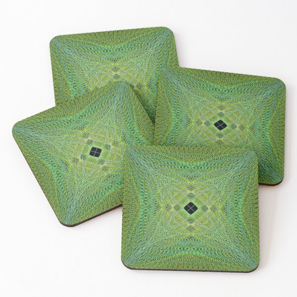 Item preview, Rectangular Pattern #5 Morph C [13796-CyansGreens-BB] designed and sold by LottMultimedia.