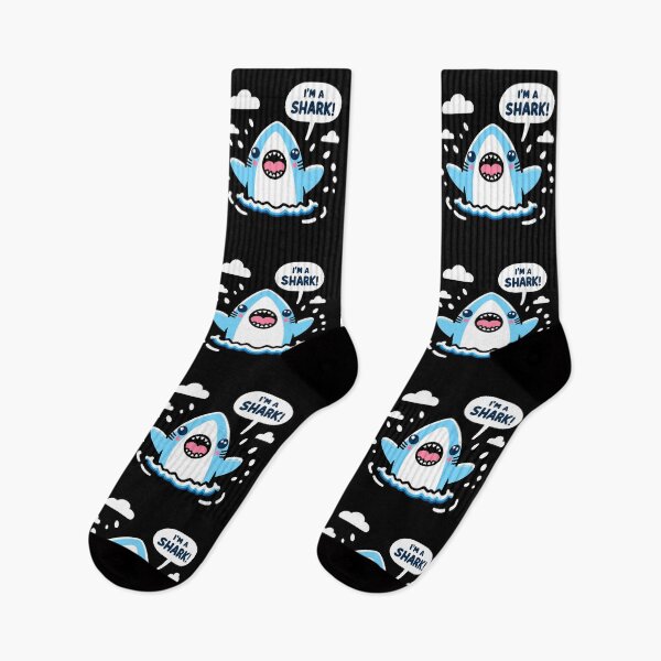 Item preview, Cheerful I'm A Shark! Sharky designed and sold by SubtleSplit.