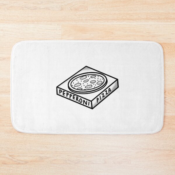 Item preview, Flash Tattoo Pepperoni pizza box designed and sold by jazzydevil.