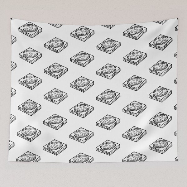 Item preview, Flash Tattoo Pepperoni pizza box designed and sold by jazzydevil.