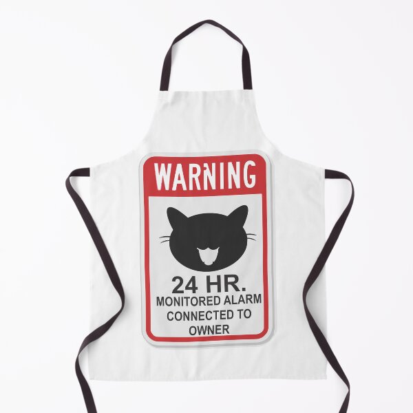 Item preview, Warning 24 HR Cat Surveillance Alarm Sign designed and sold by Prosper  Scott.