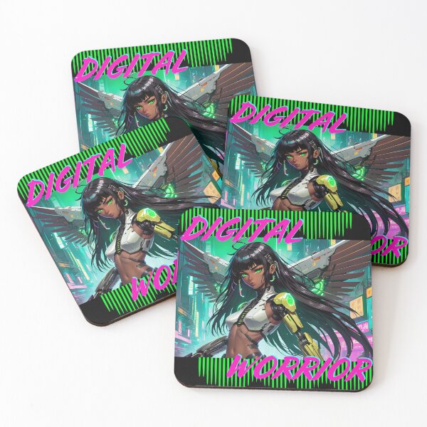 Item preview, Neutrino Jem - The Ultimate Cyborg Superheroine Unleashing Artistic Power!   designed and sold by NeutrinoJem.