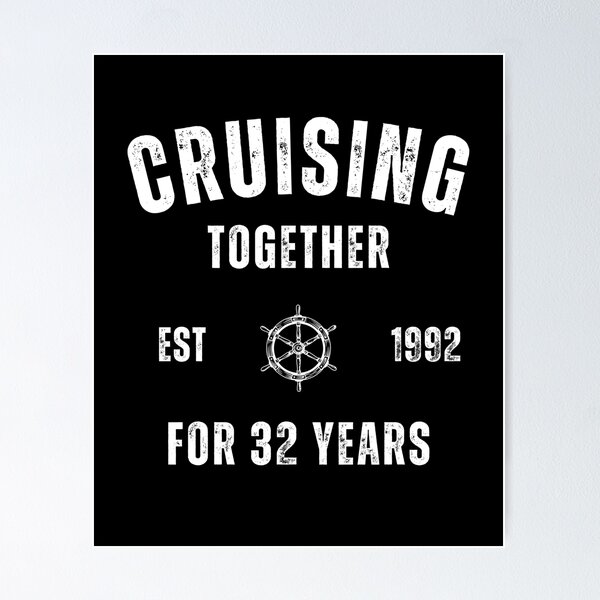 Item preview, Cruising Together Est. 1992 For 32 Years designed and sold by Alpha555.
