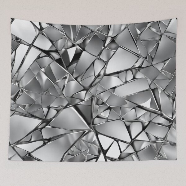 Item preview, Abstract Silver Shattered Glass designed and sold by calibrit.