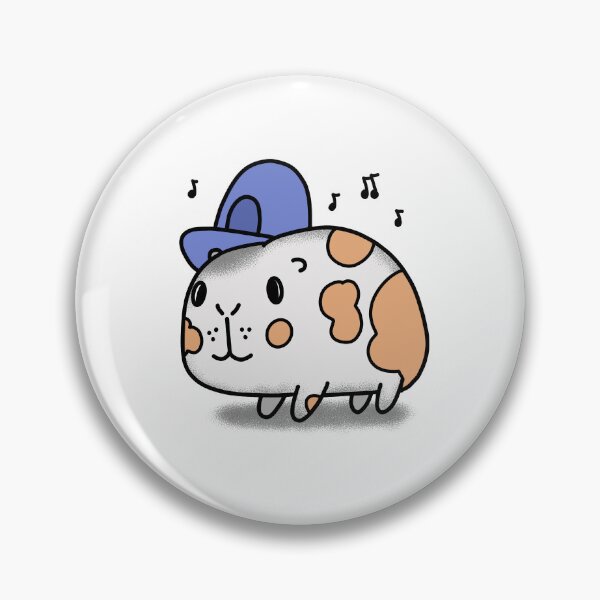 Item preview, Guinea pig in a baseball hat designed and sold by jazzydevil.