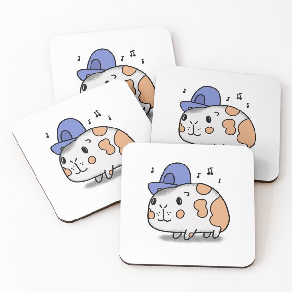 Item preview, Guinea pig in a baseball hat designed and sold by jazzydevil.