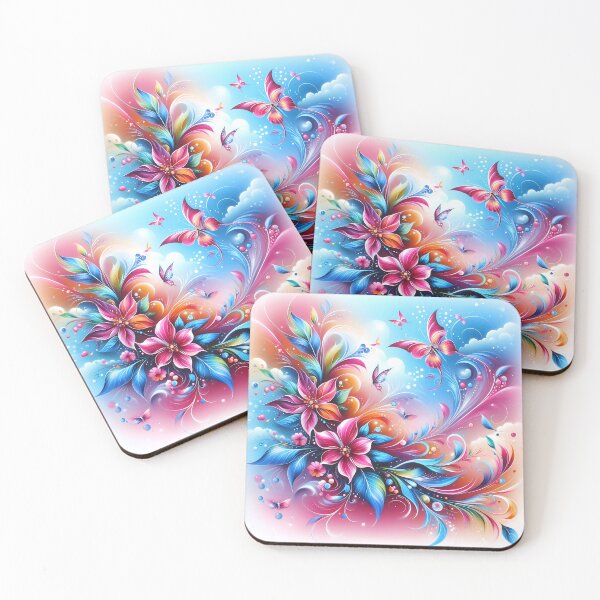 Item preview, Blossoming Whirl: A Vivid Fantasy of Floral Swirls designed and sold by Vitalka-uk.