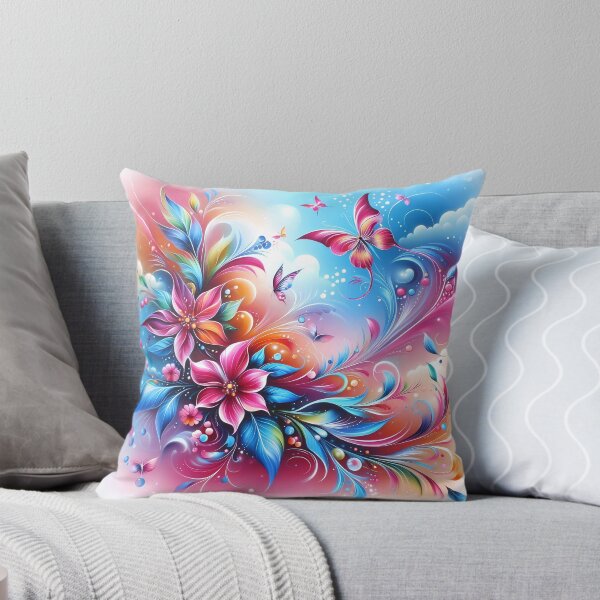 Item preview, Blossoming Whirl: A Vivid Fantasy of Floral Swirls designed and sold by Vitalka-uk.