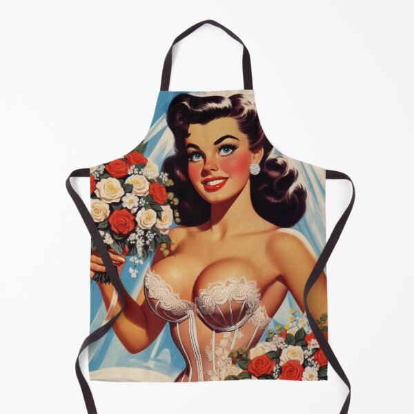 Item preview, Retro Bride Pin Up designed and sold by PulpVintage.