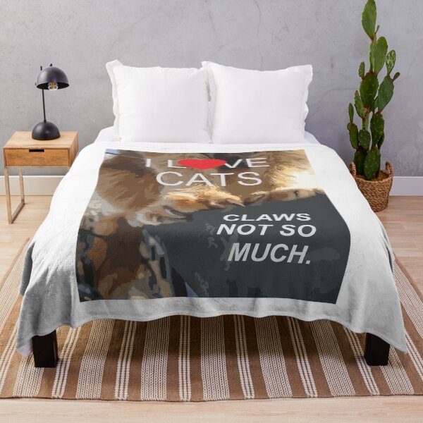 Item preview, I love Cats; not Claws designed and sold by Prosper Scott.