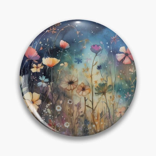 Item preview, Night Time Luminescent Meadow Flowers Design V designed and sold by Sarah Walton.