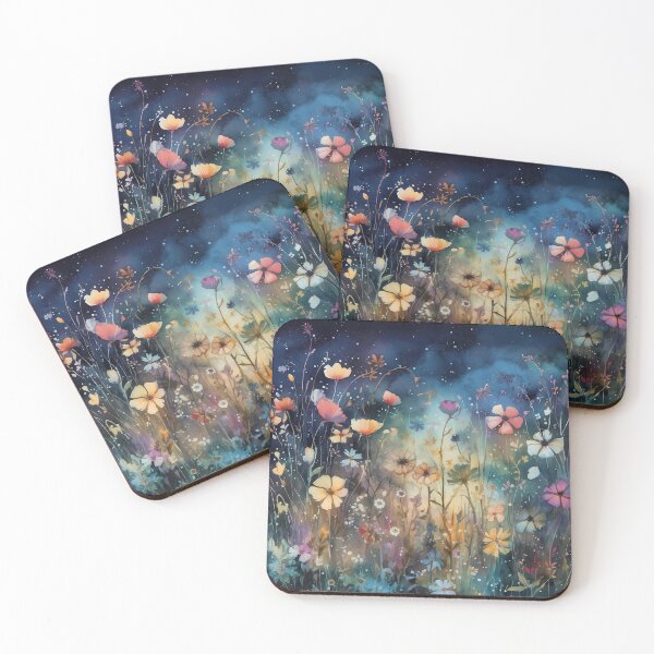 Item preview, Night Time Luminescent Meadow Flowers Design V designed and sold by Sarah Walton.