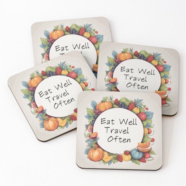 Item preview, Eat Well, Travel Often designed and sold by Eighterfire.