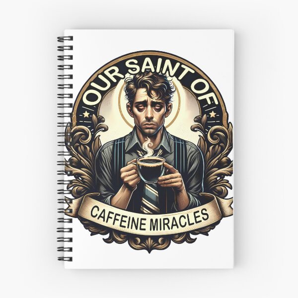Item preview, Caffeine Miracles Funny Sarcastic graphic illustration designed and sold by invention7.