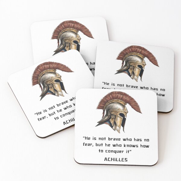 Item preview, Achilles philosophy quote for Greek mythology lovers designed and sold by CachoGlorious.