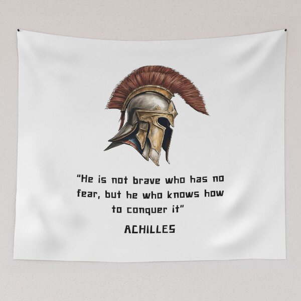 Item preview, Achilles philosophy quote for Greek mythology lovers designed and sold by CachoGlorious.
