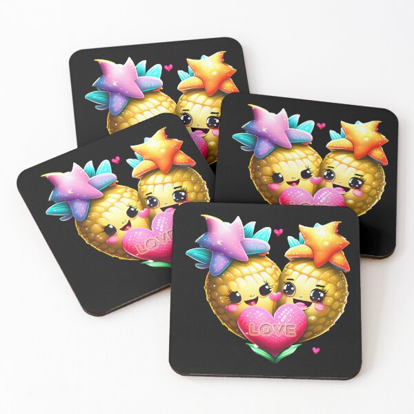 Item preview, Heart pineapple tropical love designed and sold by Astralia.