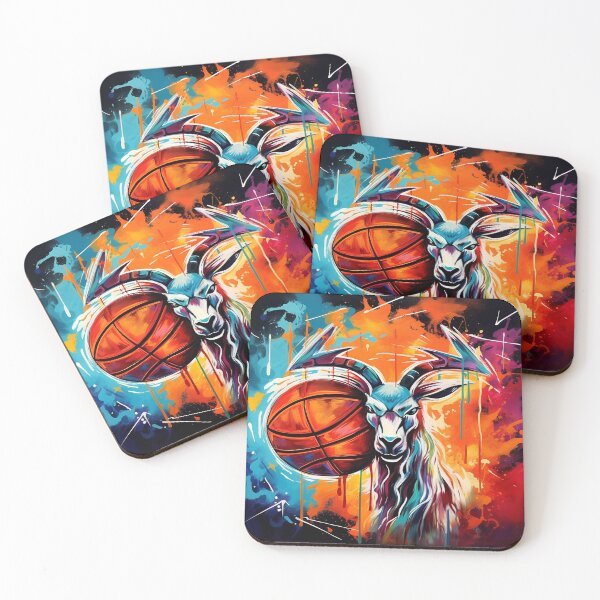 Item preview, GOAT Basketball Abstract designed and sold by jendrip.