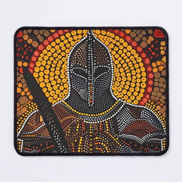 Item preview, Medieval Knight Dot Painting - Abstract Warrior Art designed and sold by Nicholas Panek.