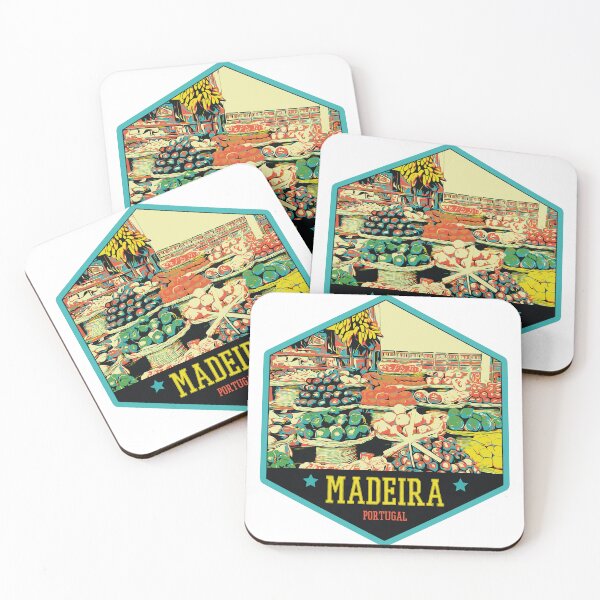 Item preview, Funchal Exotic Fruit Market Illustration - Tropical Tastes of Madeira designed and sold by Lemomo-artworks.