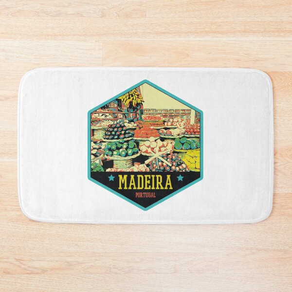 Item preview, Funchal Exotic Fruit Market Illustration - Tropical Tastes of Madeira designed and sold by Lemomo-artworks.