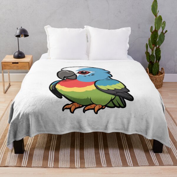 Item preview, Cute Colorful Pet Parrot designed and sold by ArtCornerStudio.
