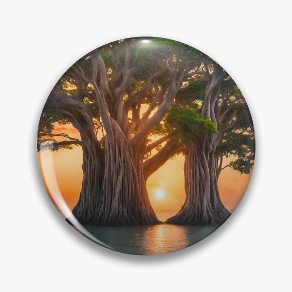 Item preview, Majestic Twin Banyan Tree Sunset designed and sold by Fredster1966.