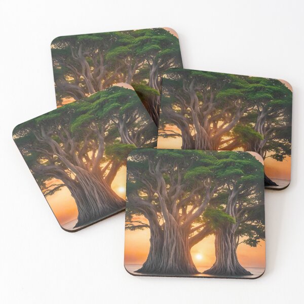 Item preview, Majestic Twin Banyan Tree Sunset designed and sold by Fredster1966.