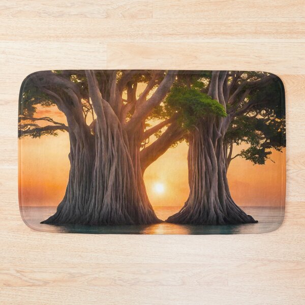 Item preview, Majestic Twin Banyan Tree Sunset designed and sold by Fredster1966.