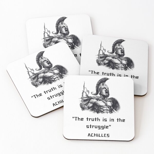 Item preview, Achilles philosophy quote for Greek mythology lovers designed and sold by CachoGlorious.