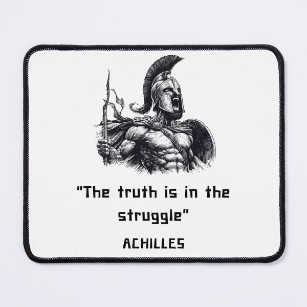 Item preview, Achilles philosophy quote for Greek mythology lovers designed and sold by CachoGlorious.
