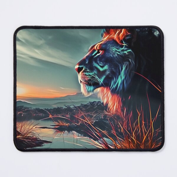 Item preview, Stunning Art Realism Painting Amazing Noble Lion World C115-02 designed and sold by MPCFICTION.
