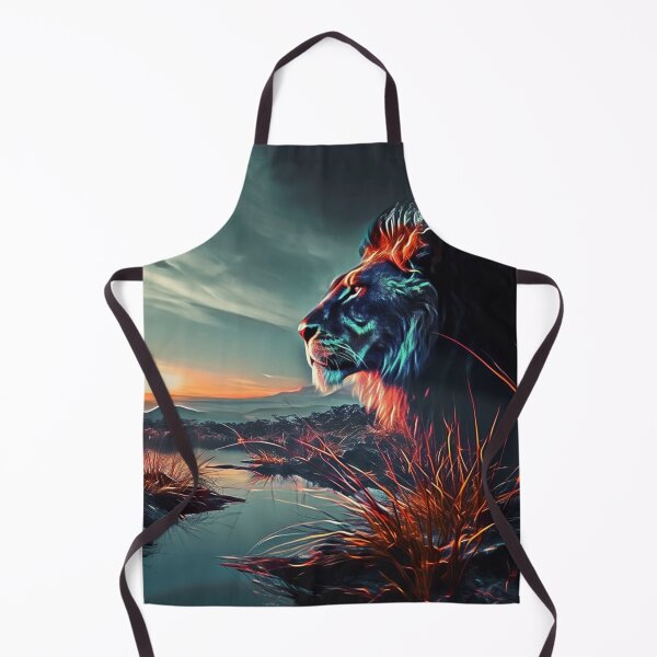 Item preview, Stunning Art Realism Painting Amazing Noble Lion World C115-02 designed and sold by MPCFICTION.
