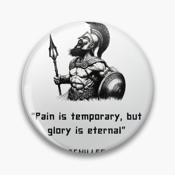 Item preview, Achilles philosophy quote for Greek mythology lovers designed and sold by CachoGlorious.