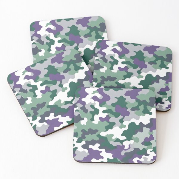 Item preview, Green, Gray and Purple Camo designed and sold by TheCamoShop.