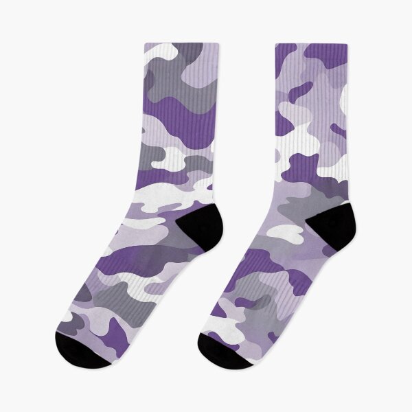 Item preview, Purple and Gray Camouflage print designed and sold by TheCamoShop.