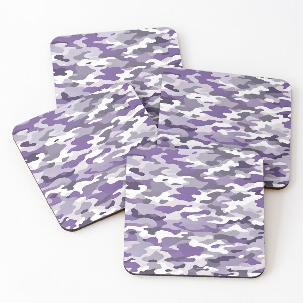 Item preview, Purple and Gray Camouflage pattern designed and sold by TheCamoShop.
